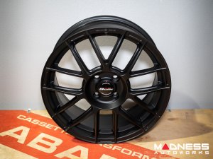 FIAT 500 Custom Wheels - 9esse - Fondmetal - Matte Black - 17" 